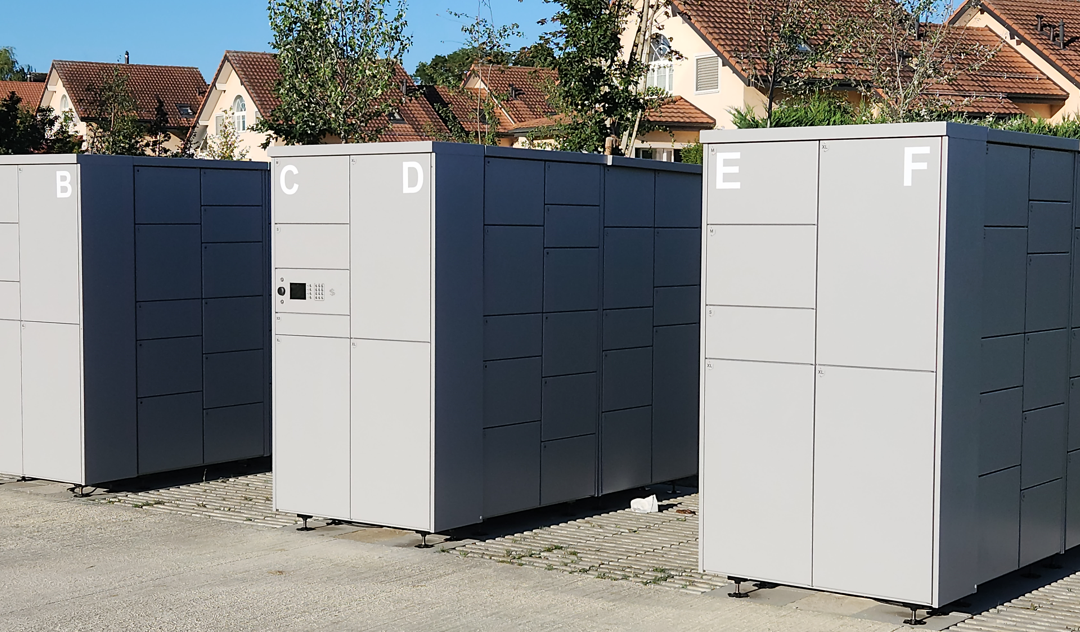 EcoQuartier Osiris à Echallens – Hubs d’eBox à colis